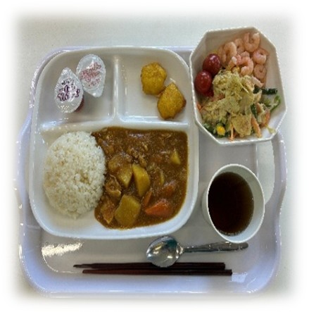 今回のメニュー カレーライス