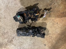 実際に「可燃ごみ」として搬入された充電式電池