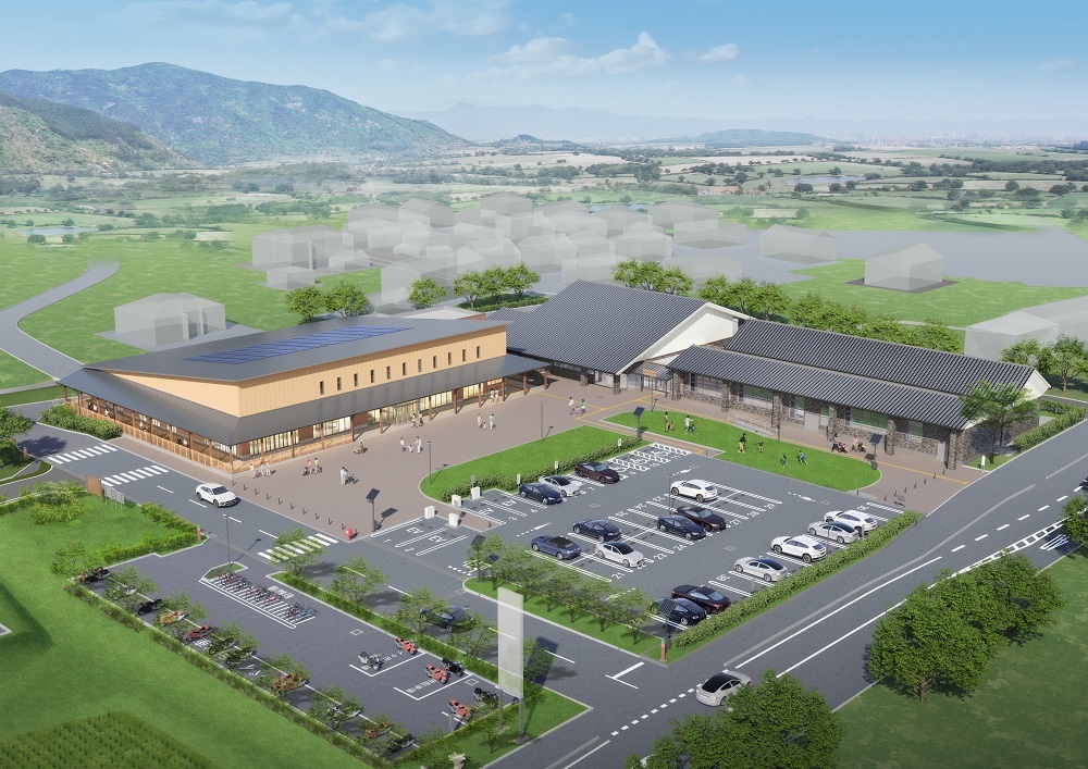 東側からのリニューアル完成予想図