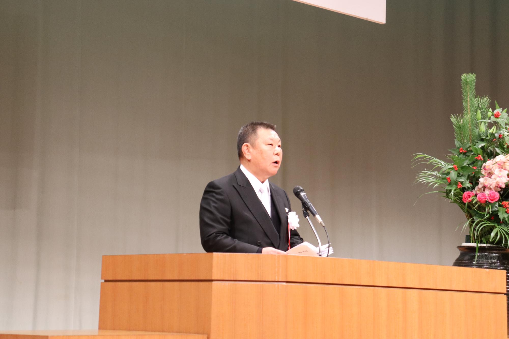 島田町長式辞