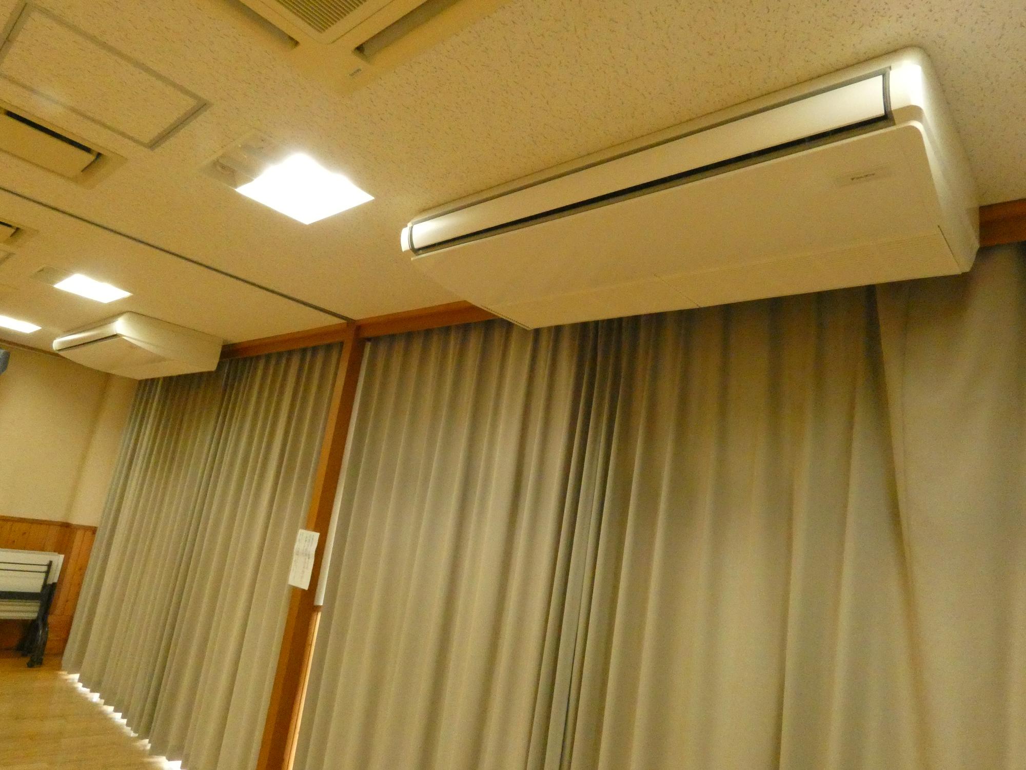 ふれあいプラザおがわのエアコン設置後