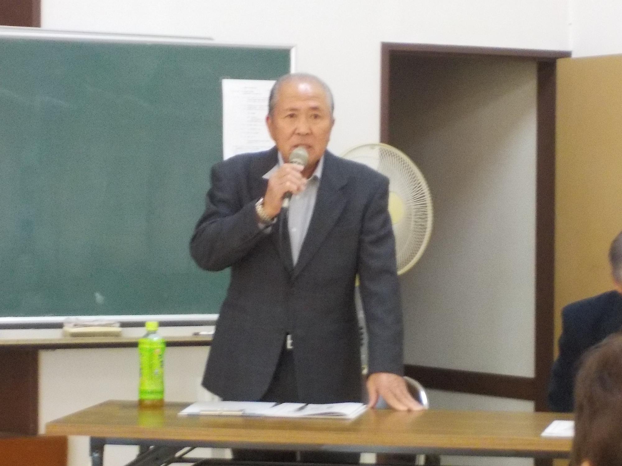 大橋区長のあいさつ