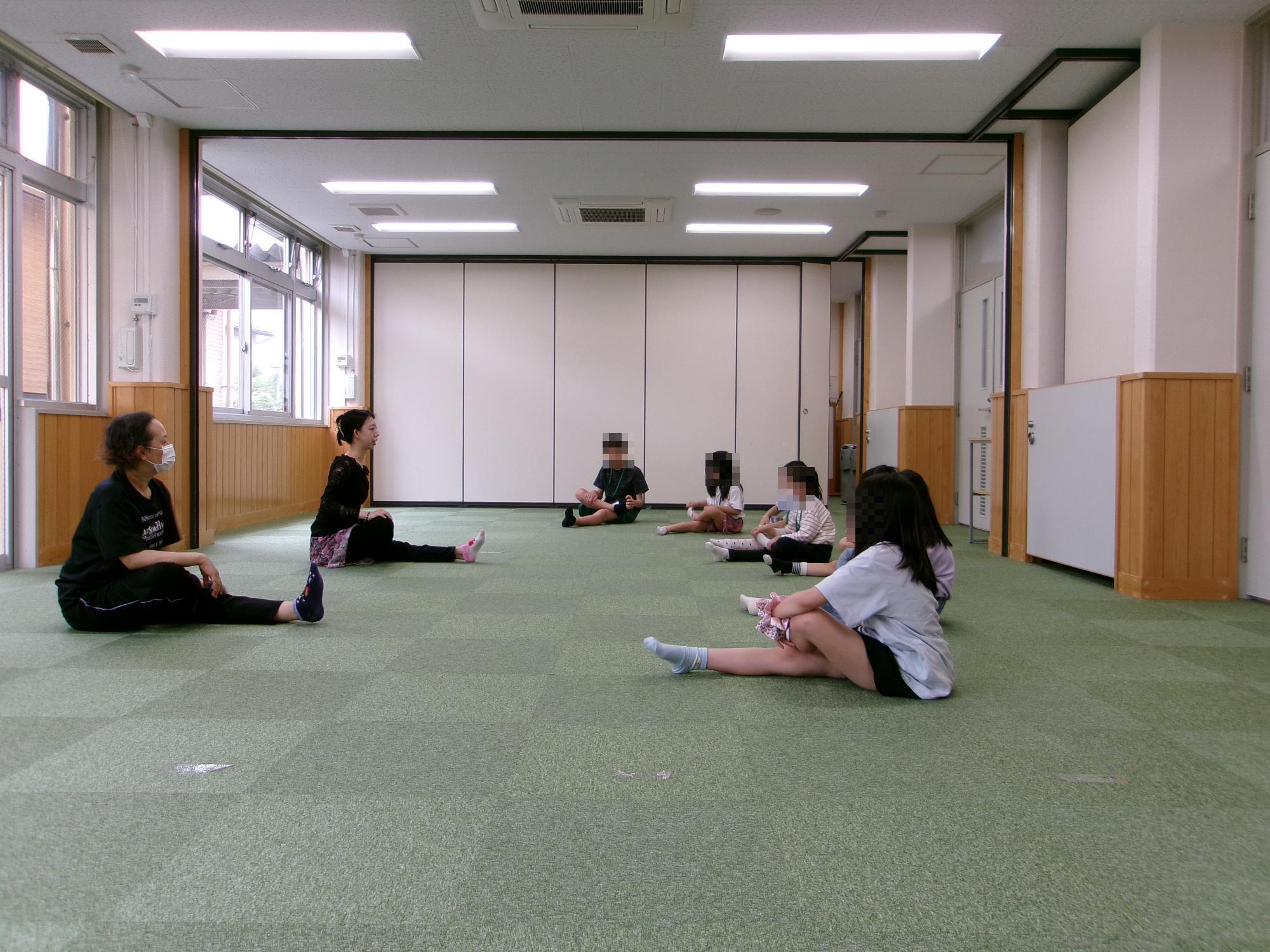 バレエのレッスン