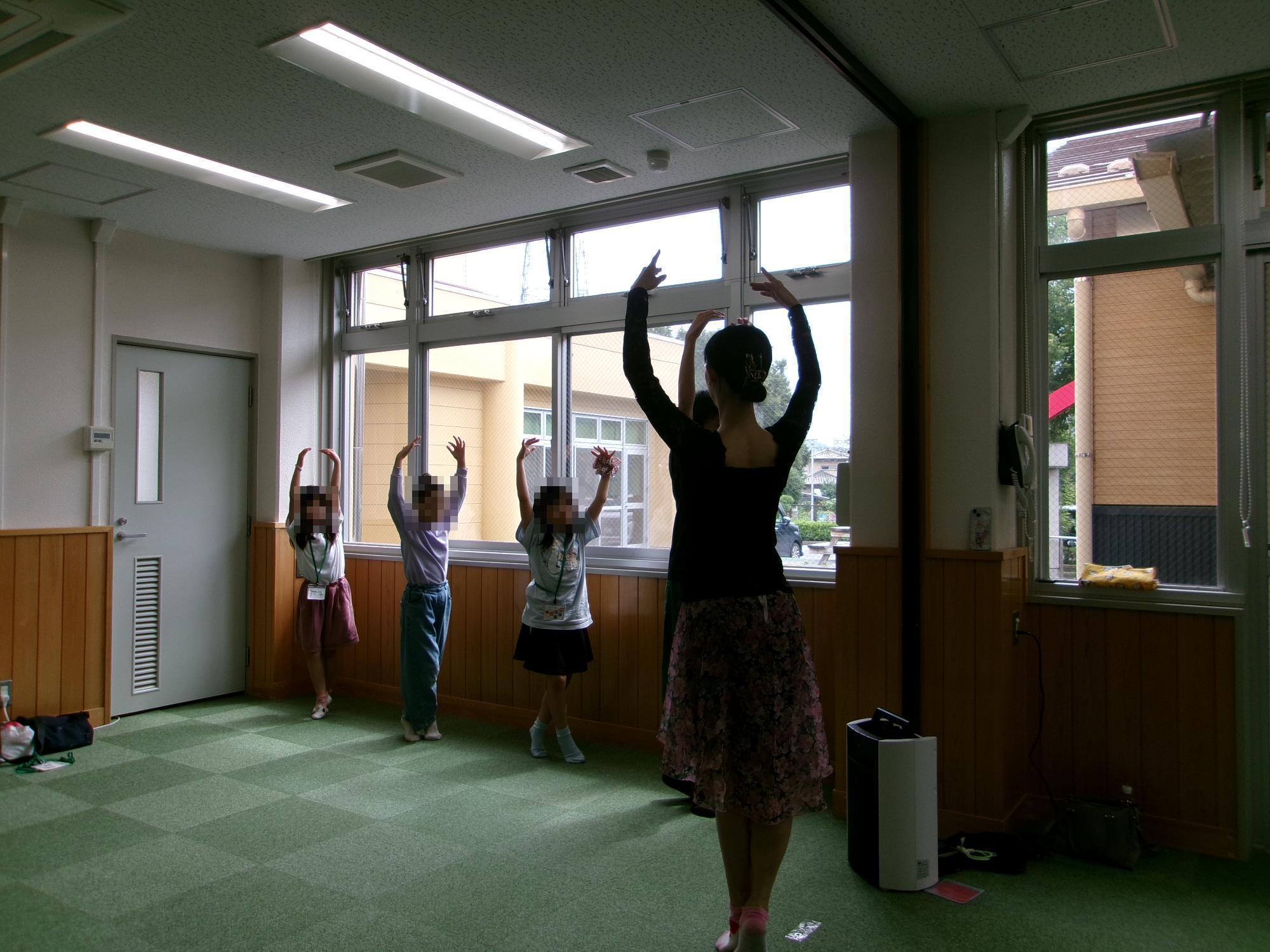 バレエのレッスン