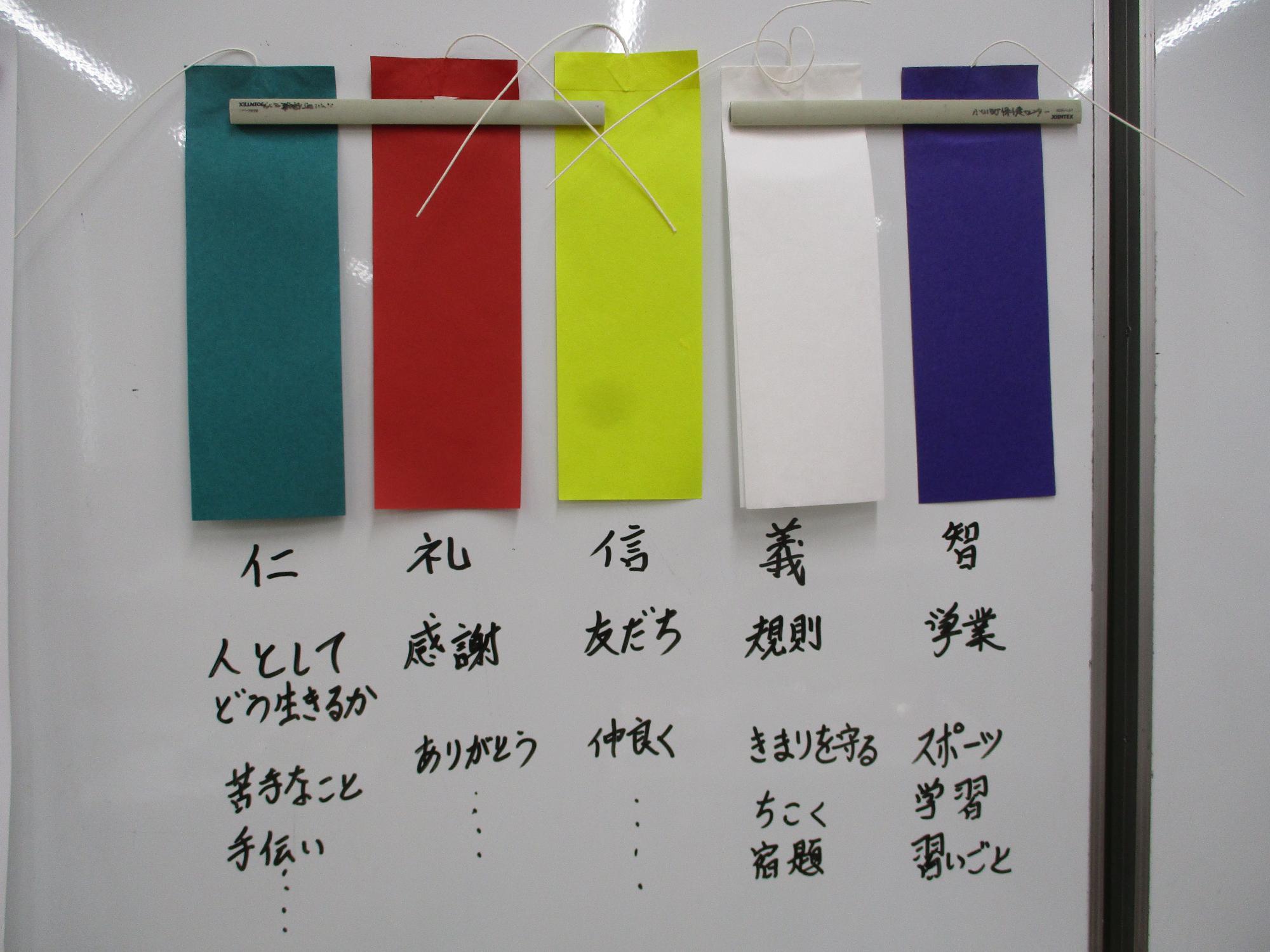 短冊の色の意味