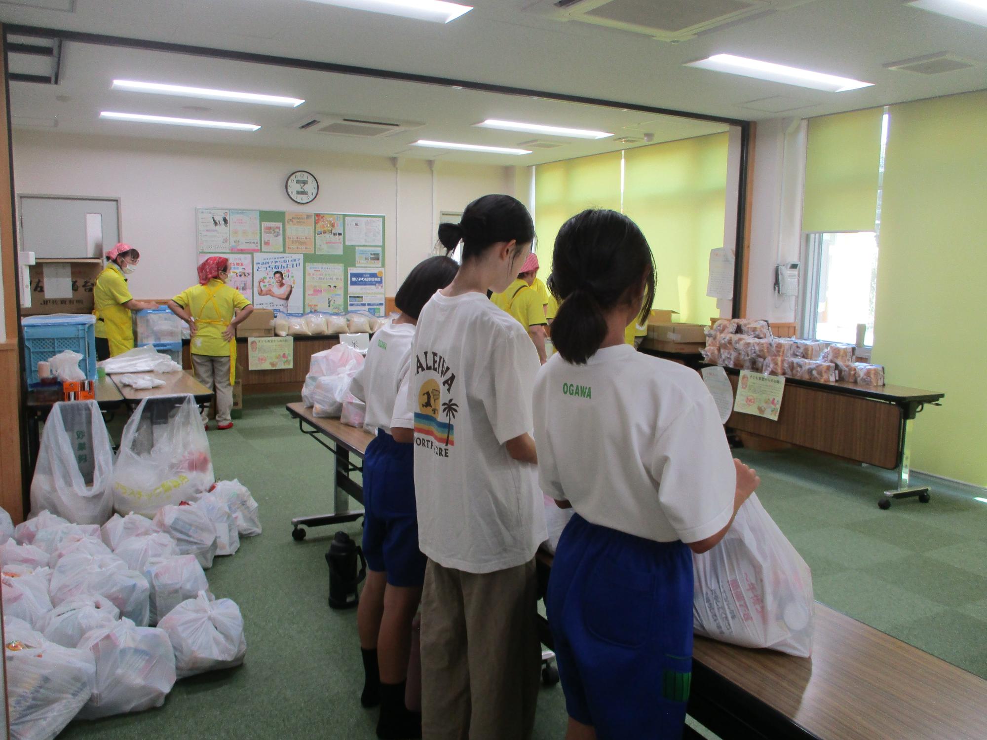 中学生ボランティア