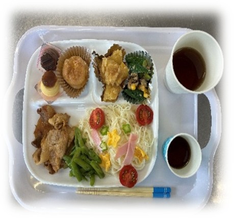 スタミナ焼肉サラダそうめん