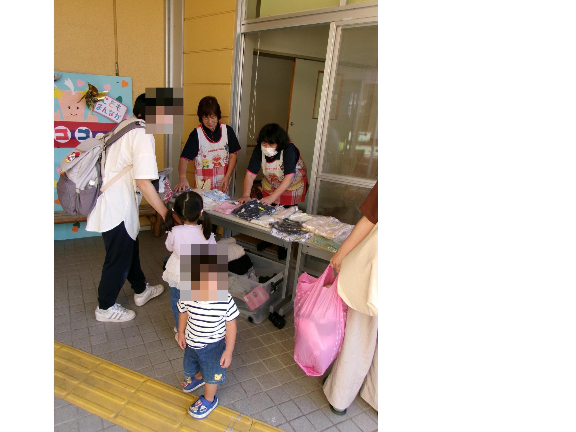 おさがりを選ぶ